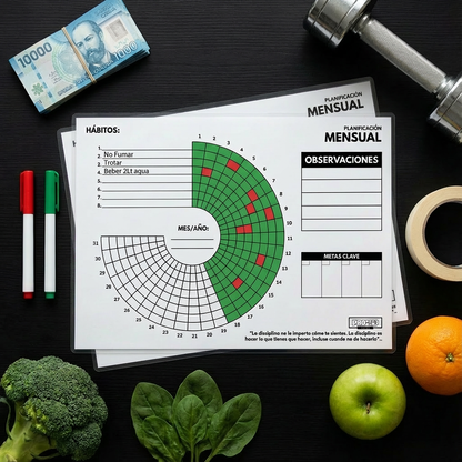 Plantilla de Hábitos y Tareas de 31 días
