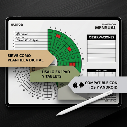 Plantilla de Hábitos y Tareas de 31 días